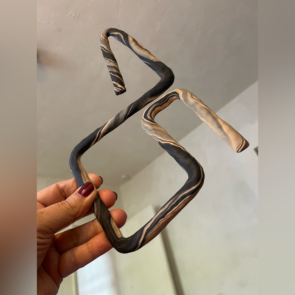 Resin clay Art sculpture brown beige feelings Jimena Montemayor de la Bárcena